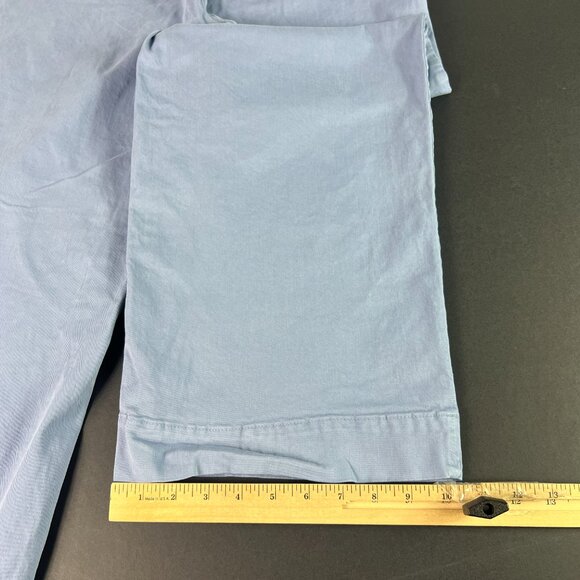 Marine Layer Pants Women's 33x27* Bridget High Rise Wide Leg Crop Blue Tag 14 - Picture 11 of 16